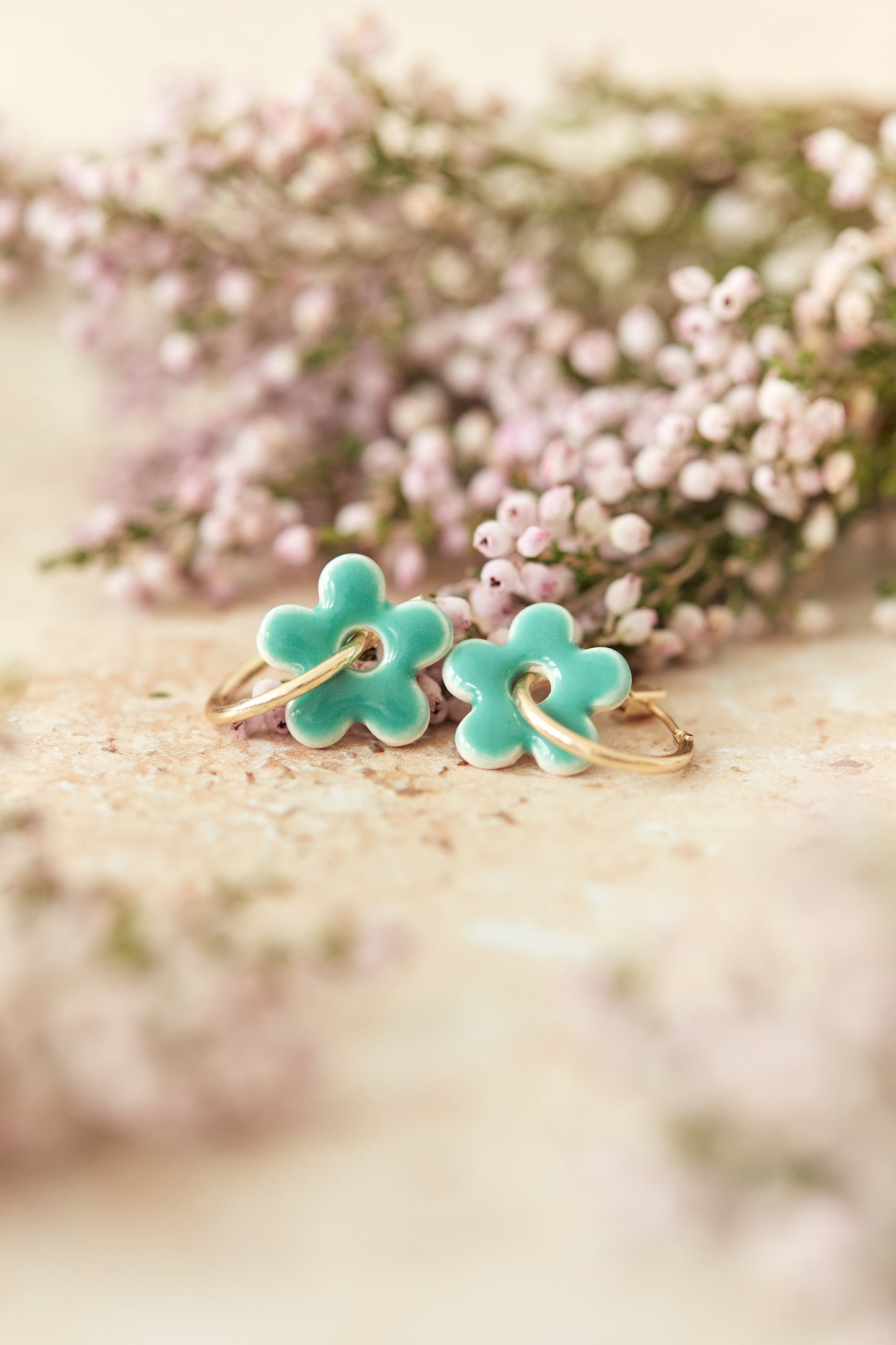 The last of Summer '24 Daisy Hoops