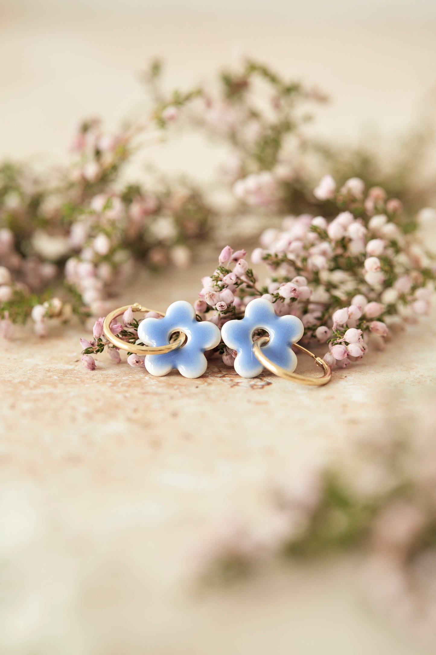 Daisy Hoops - various colours