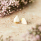 Gold Dipped Tear Stud - various colours